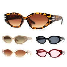 Mod Womens Squared Geometric Cat Eye Sunglasses