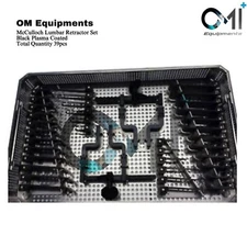 McCulloch Micro Discectomy Lumbar Retractor 38 PCs Set With Sterilize Box A+ Top