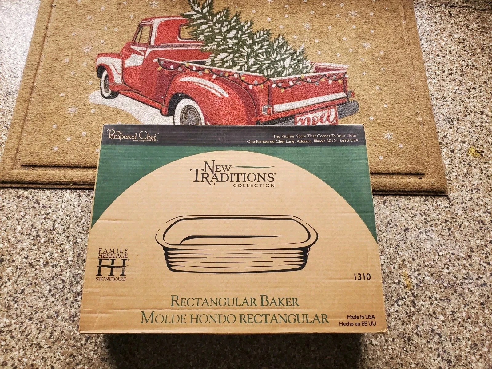 VHTF Pampered Chef Large Rectangular Baker 9x13 vanilla Rectangle NIB