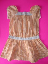 NWT GYMBOREE FRESHLY PICKED ORANGE GINGHAM SUMMER DRESS DAISY GIRLS SIZE 3