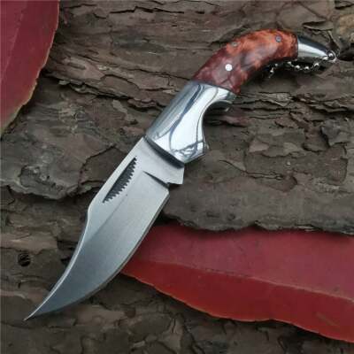 New Portable Tactical Rescue Survival Camping Outdoor Folding Hunting Knife EDC