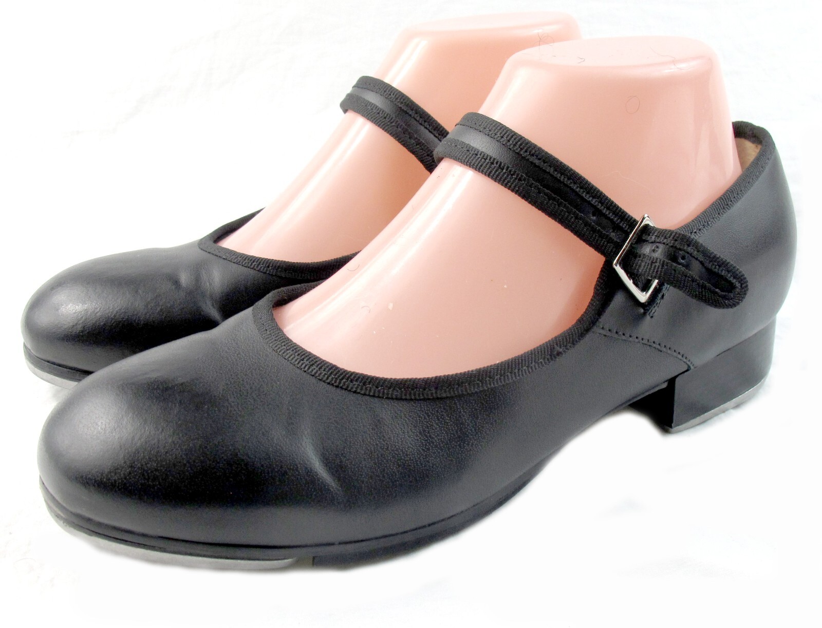 Capezio Tele Tone Tap Shoes, Mary Jane Black Leather… Gem