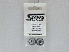 Staffs STAFFS244 Hyper Aluminum Wheels 16.9 x 8.5mm Grey 1:32 Part