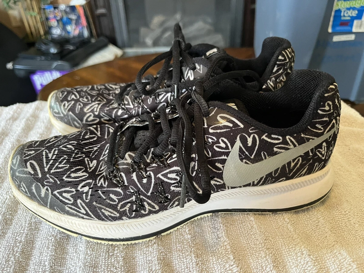 Nike air zoom pegasus 33 black running shoes discount