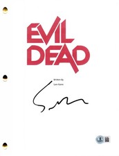 Sam Raimi Signed Evil Dead Full Script Authentic Autograph Beckett