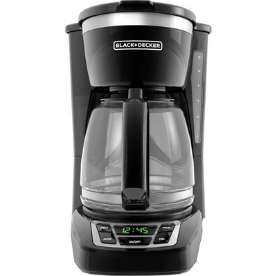 Classic 12-Cup Digital Coffee Maker - Fast Brew, Durable Duralife Design