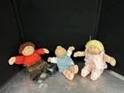 Vintage Cabbage Patch Kids Lot Of 3 Dolls with Clothing 1982
