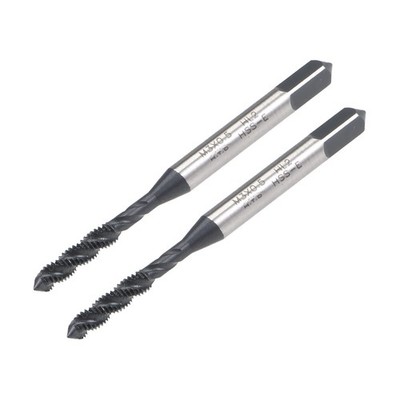 uxcell M3 x 0.5 Spiral Flute Thread Tap, Metric Machine Threading x 0.5mm