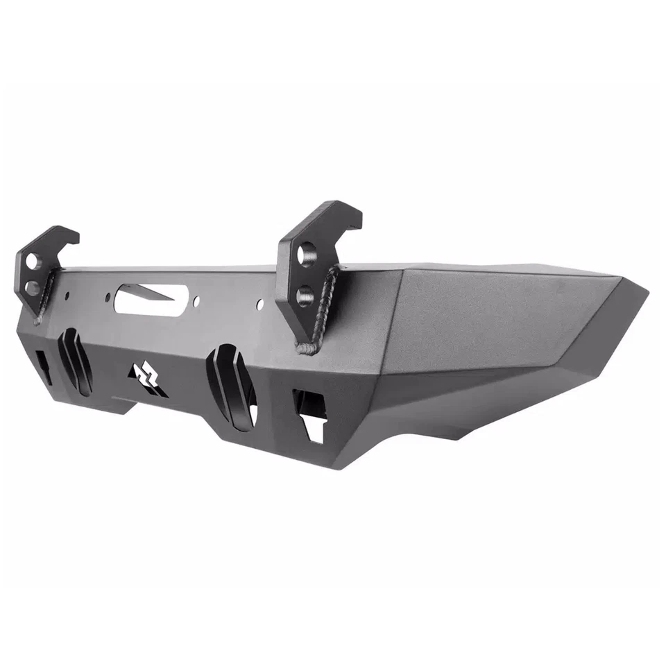 Rugged Ridge HD Stubby 2.55mm Steel Front Bumper for Jeep Wrangler Gladiator Foto 2 de 4