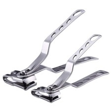 2 Pcs Stainless Steel Nail Clippers, 360 Degree Rotating Head Fingernail To...