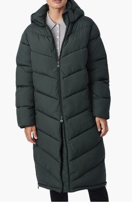 Bernardo Women s Recycled Micro Touch Water Resistant Puffer Coat Sz Small NWT