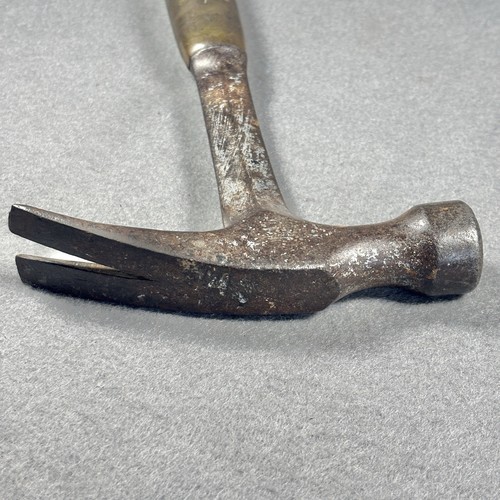 Vintage Estwing E3-16S Straight Claw Hammer w/ Brown Nylon Grip USA Made Tool - Picture 7 of 12