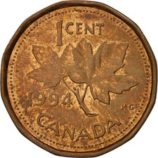 Canada | 1 Cent Coin | Queen Elizabeth II | Km:181 | 1990 - 1996