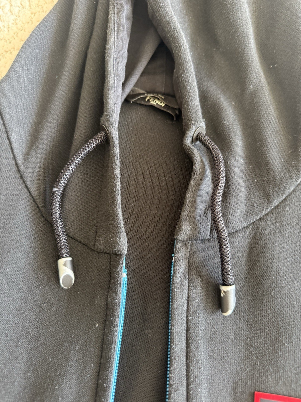 Fendi Authentic Hope Yes Think Zip Patch Hoodie S… - image 3