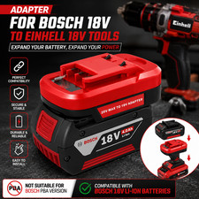 Adapter for Bosch 18V Battery to Einhell 18V Power Tools Converter