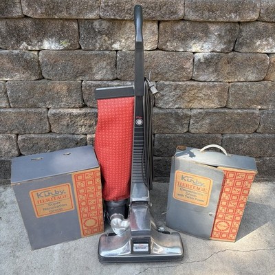 Kirby HERITAGE Model 1-HD Upright Vacuum Cleaner w/ 2 Attachment Bundles TESTED
