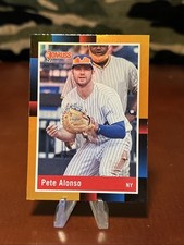 2022 Panini Donruss Retro 1988 Variation Pete Alonso #247 Holo Orange