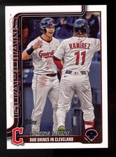 2025 Topps Update JOSE RAMIREZ STEVEN KWAN Base Card Lot x 8 #US 26 GUARDIANS