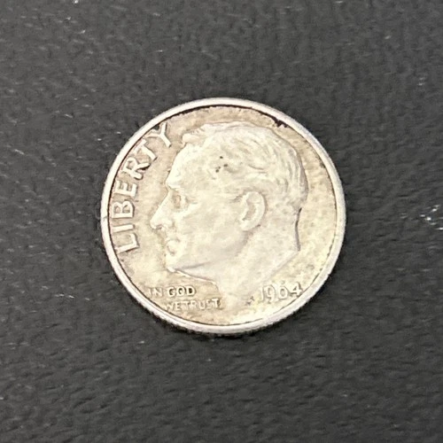 New Listing1964 D Roosevelt Dime 10c 90% Silver, Denver Mint Under Melt!