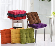 Cotton Chunky Booster Cushion Thick Seat Cushion Chair Armchair Garden Sofa N1