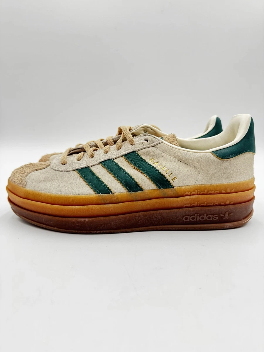 adidas Gazelle Bold Cream Collegiate Green W for sale | eBay