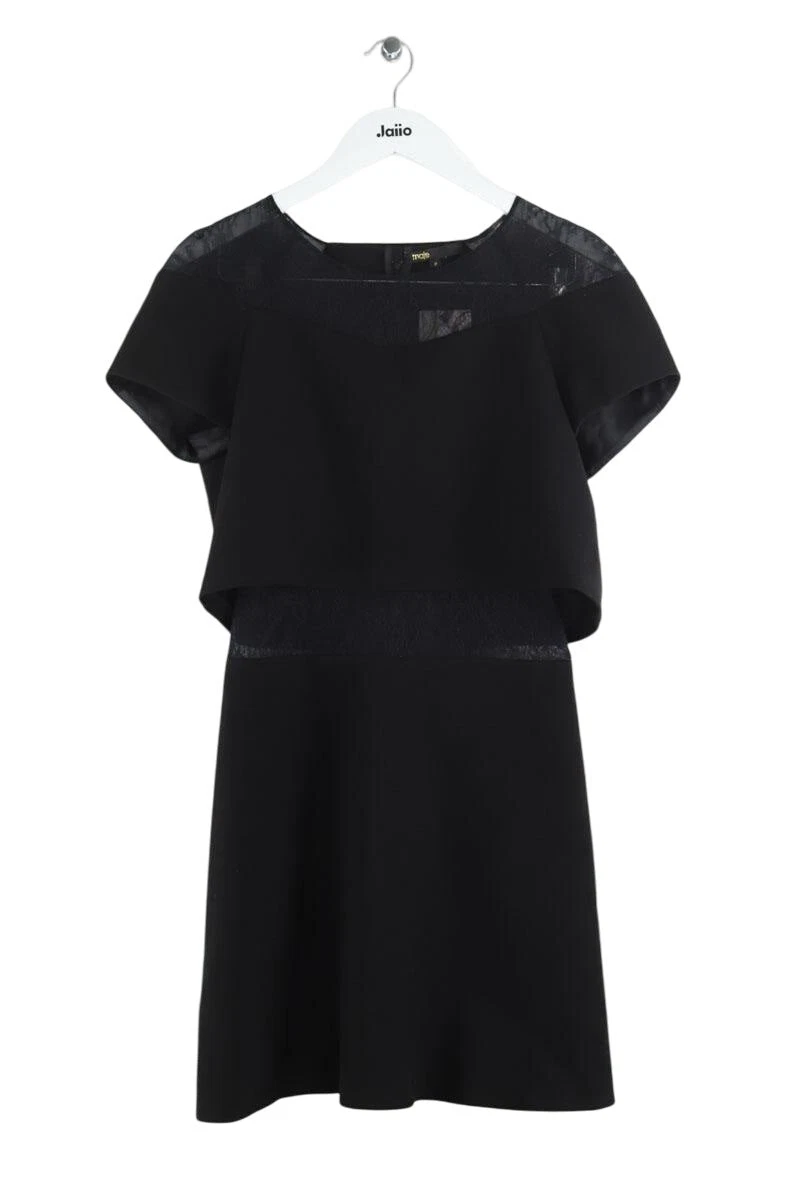 Robe Tunique Maje Taille M En Coton Gris - Occasion Très Bon État, Longueur Genoux