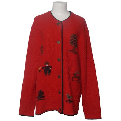 Giesswein, Strickjacke, Damen, Größe: 62, Rot/Mehrfarbig, Sonstiges #Ycr