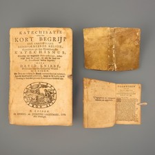 1760 Catecismo de Heidelberg David Knibbe Catecizada Kort Begrijp Leiden Vitela