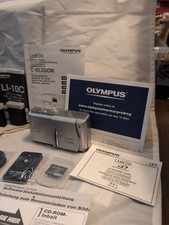 Olympus C-60 Zoom Digital Camera 6.1MP Silver Bundle Batteries/Memory Card/Guide
