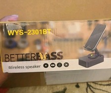 Cell Phone Stand with Wireless Bluetooth Speaker Adjustable HD Surround Speakers