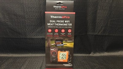 THERMOPRO TP922W WiFi Wireless Grill Thermometer with Dual Probes NEW (E6)