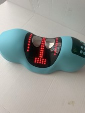 Wireless Neck Stretcher Neck Massager Cordless Heat 2 Heads Blue/Black