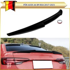 Heckspoiler für Audi A4 B9 Limo 17-21 Heckflügel Spoilerlippe Schwarz M4 Style