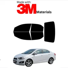 Precut Window Tint For Chevrolet Aveo Sedan 04-06 Stable Ceramic Made With 3M