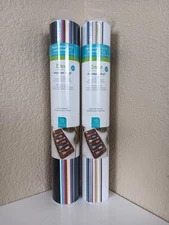 Cricut Premium Vinyl Removable 12sheet Essentials Sampler pack 2pcs Set