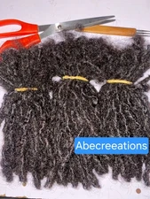 Handmade Human Hair Dreadlocks ,A Full hair Pack Deal