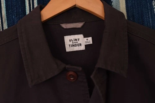 Flint and Tinder Huckberry Brown Classic Chore Jacket Coat - Size Small S image 4