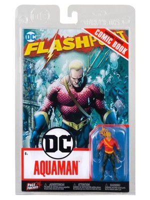Mcfarlane - Page Punchers Wave 3 - Aquaman '' Flashpoint'' Comic - NEW
