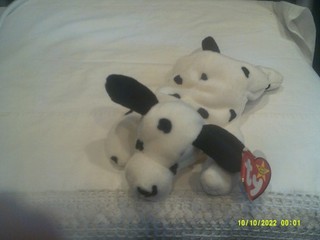 Ty Beanie Baby Dotty The Dalmation sty 4100 org tags DOB 10/17/1996