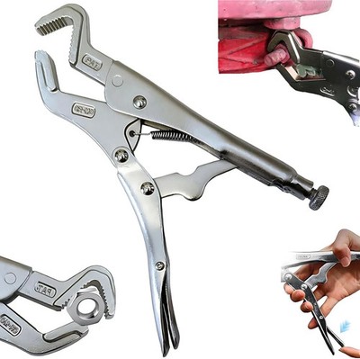 Parrot Nose Vise Grip Plier for Sway Bar Link Removal, 9-Inch Parrot Jaw Locking