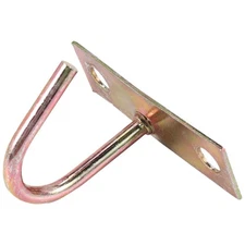 Fan Fixture Metal J Shaped Ceiling Mount Hook Hanger 80mm Height V4I32535