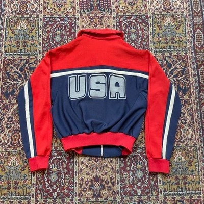 True Vintage 60s / 70s Doberman Sports Exchange Invaders Team USA Track Jacket
