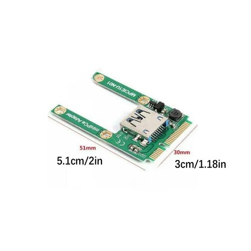 Notebook Mini PCI-E To USB 2.0 Converter Adapter Card Expansion USB Interface A - Picture 11 of 11