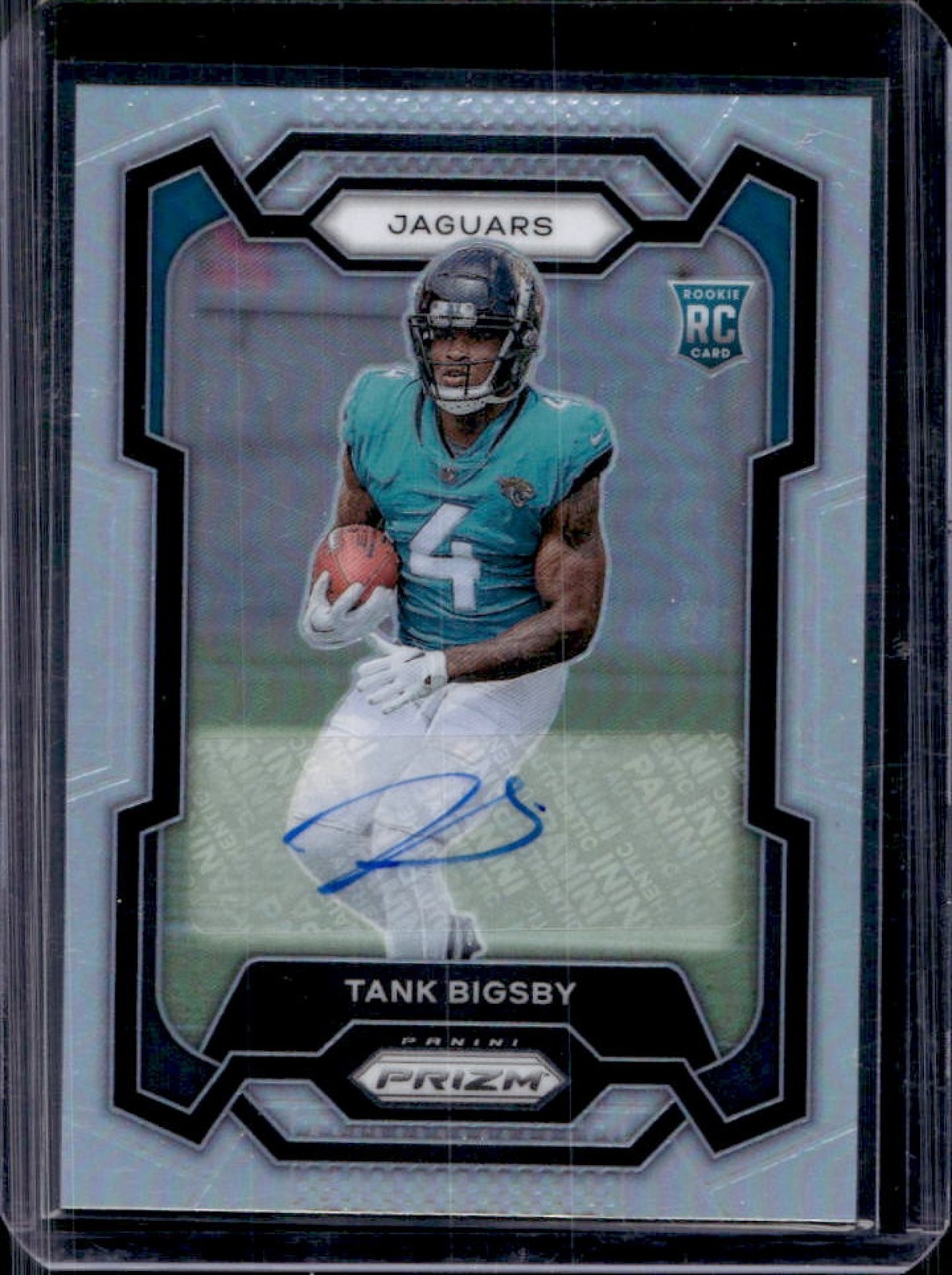 2023 Prizm Tank Bigsby Auto RC Silver Rookie #348 Jaguars