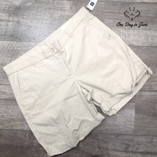 Gap Boyfriend Roll Up Khaki Shorts Size 14