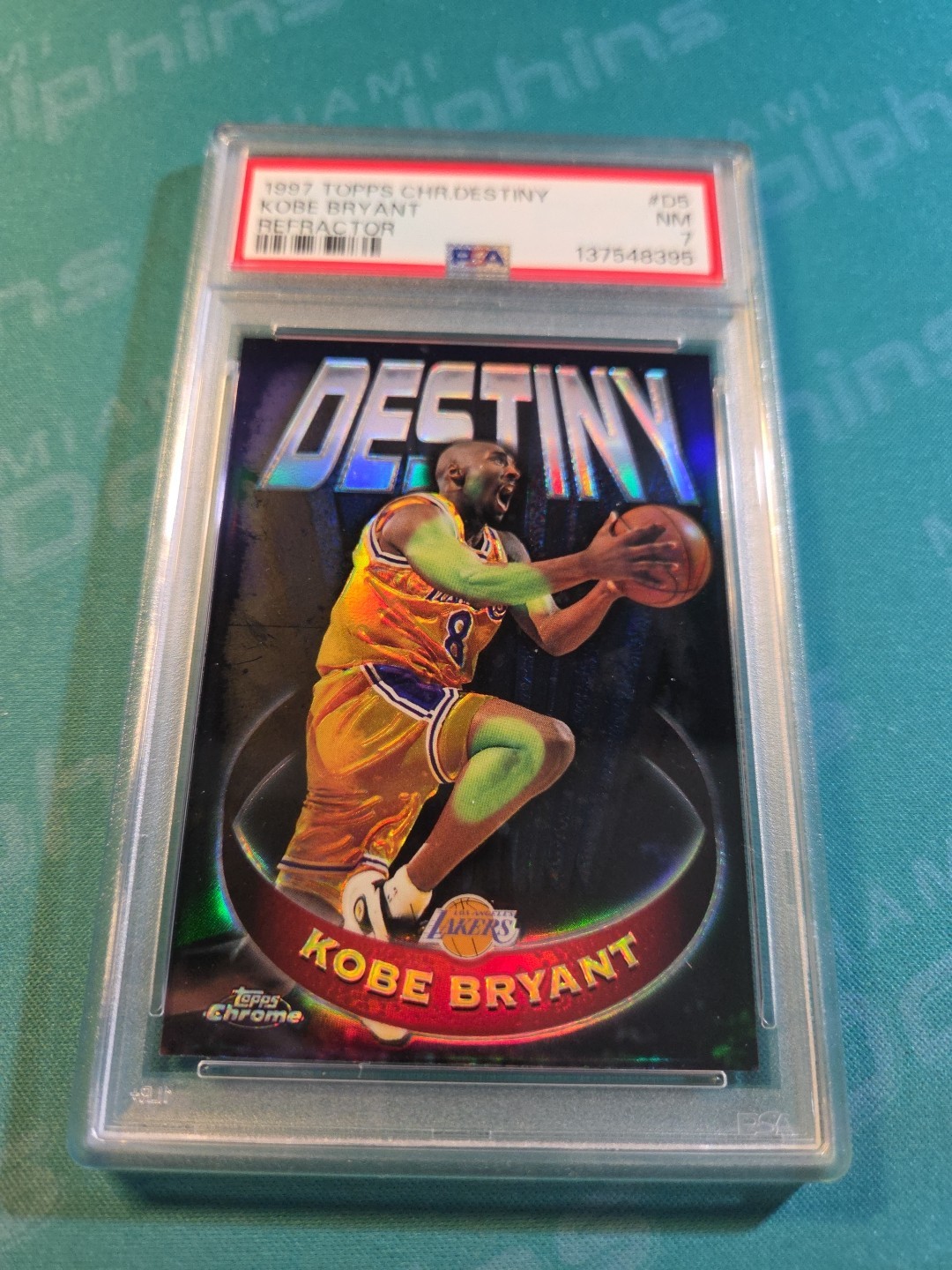 Kobe Bryant 1997 Topps Chrome #D5 Destiny - Refractor Price Guide