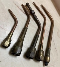 Victor VTG Rare Copper Brass Welding Torch Set 5 10 - 9 -8 -7 5
