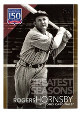 2019 Topps #150-76 Rogers Hornsby GOLD /50 150 Years Insert St. Louis Cardinals
