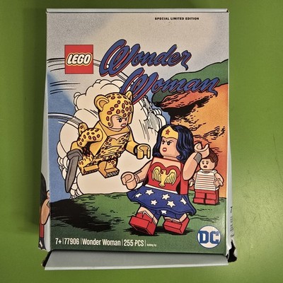 LEGO DC Comics Super Heroes: Wonder Woman ''vs. Cheetah'' (77906) Open/Damaged Box