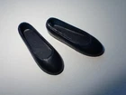 Vintage Barbie Skipper Doll Dark Bluish Grey Flats Shoes Taiwan